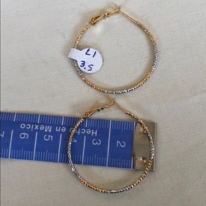 18k gold filled hoops